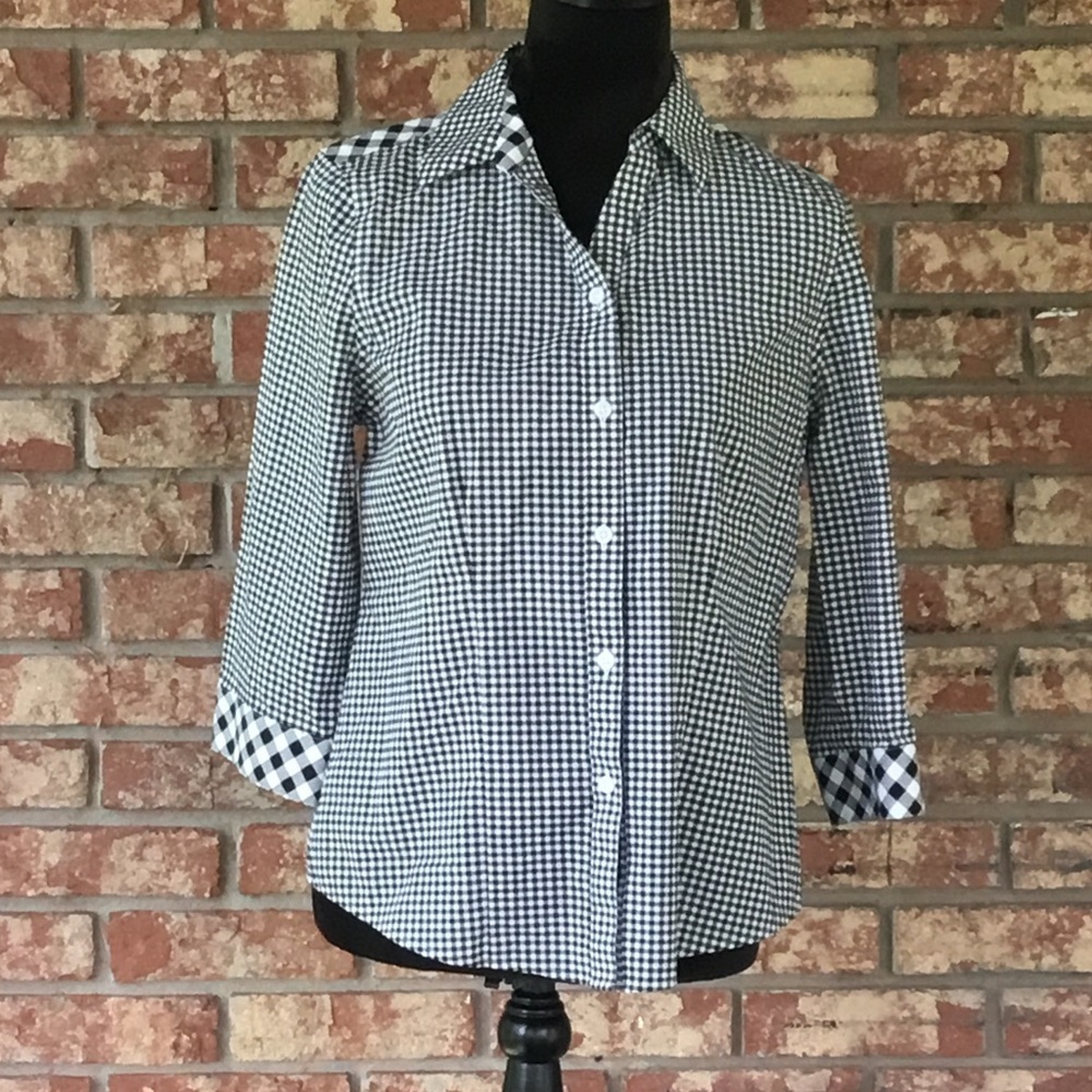 Chico’s Black and white Blouse - Picture 2 of 7